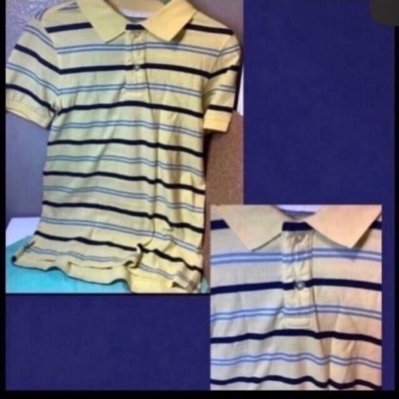 Urban Pipeline Yellow and Blue Striped Kids Polo NWT - Picture 5 of 5